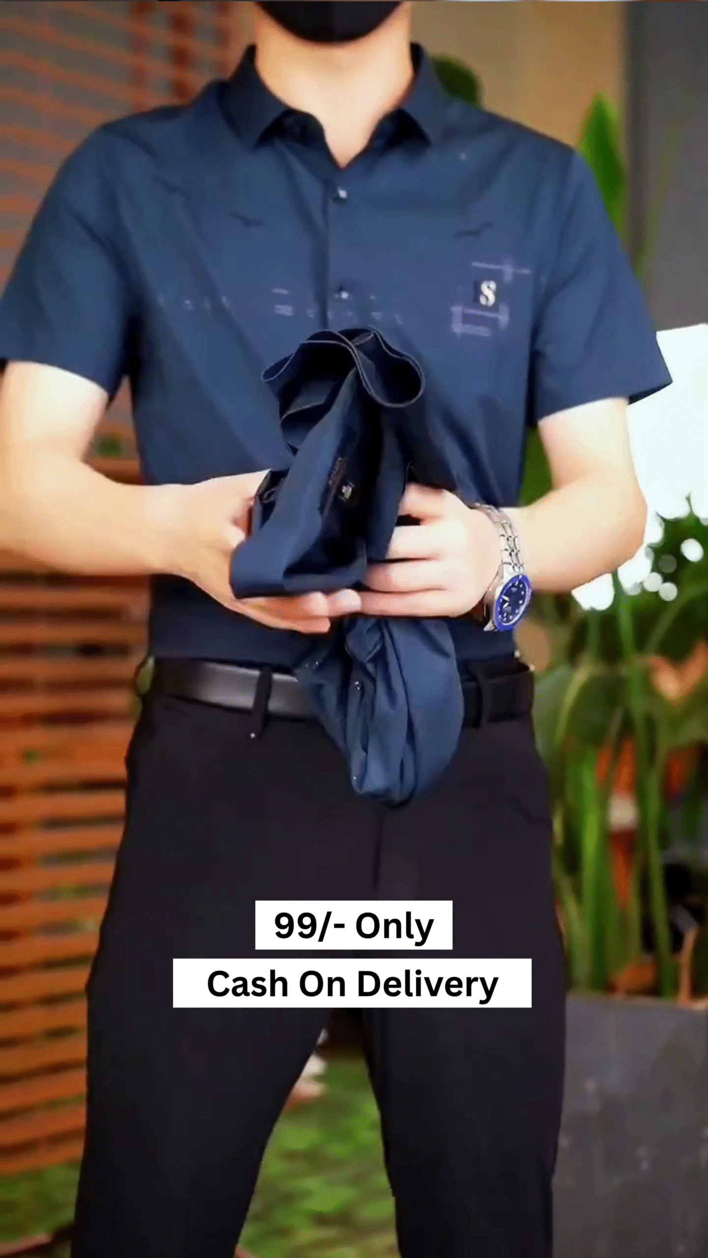 men blue regular fit solid half sleeves formal shirt men blue regular fit solid half sleeves formal shirt