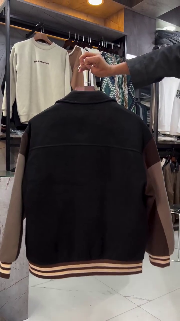 classic two tone varsity jacket classic two tone varsity jacket