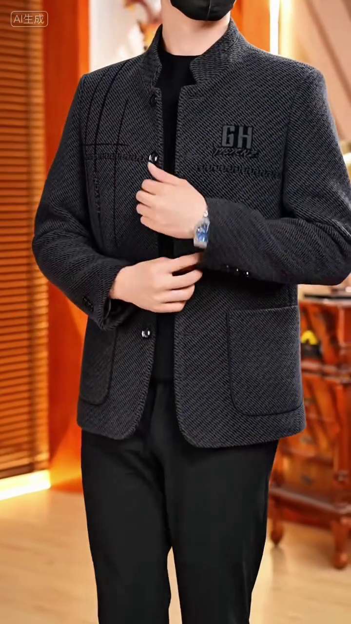 men's designer herringbone grid pattern jacket men's designer herringbone grid pattern jacket