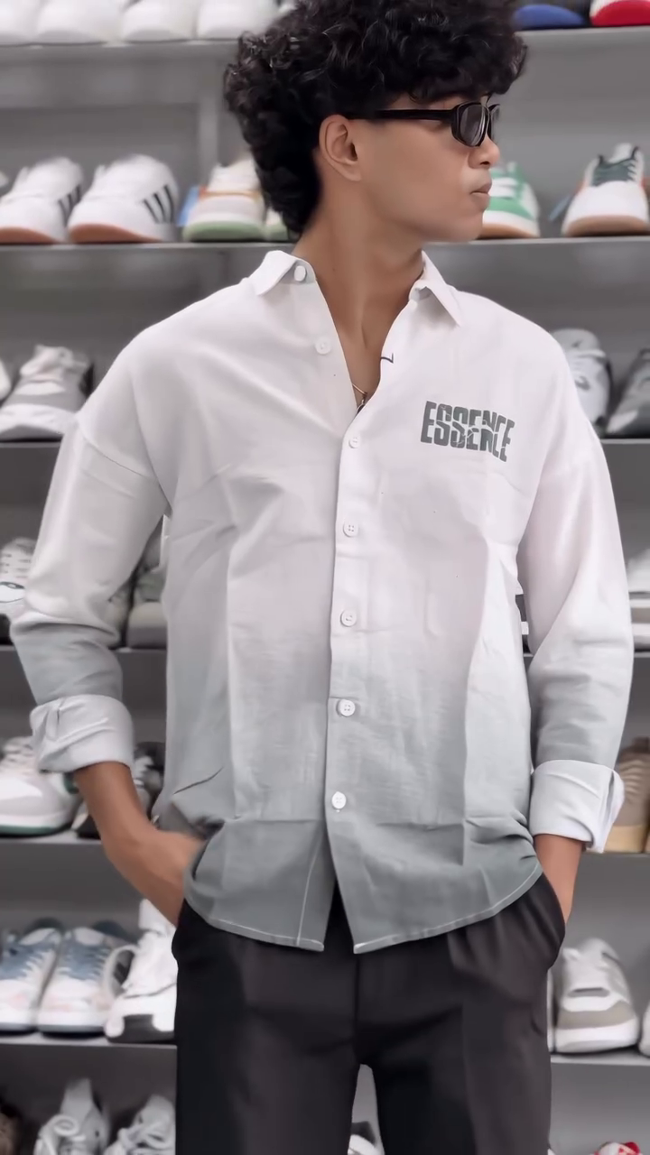 men's summer shirt, long sleeve, gradient shirt, breathable, sweat absorbent, quick drying, fashion, button up, casual, soft, cool, stylish, simple, large size, spring men's summer shirt, long sleeve, gradient shirt, breathable, sweat absorbent, quick drying, fashion, button up, casual, soft, cool, stylish, simple, large size, spring