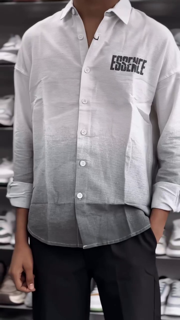 men's summer shirt, long sleeve, gradient shirt, breathable, sweat absorbent, quick drying, fashion, button up, casual, soft, cool, stylish, simple, large size, spring men's summer shirt, long sleeve, gradient shirt, breathable, sweat absorbent, quick drying, fashion, button up, casual, soft, cool, stylish, simple, large size, spring