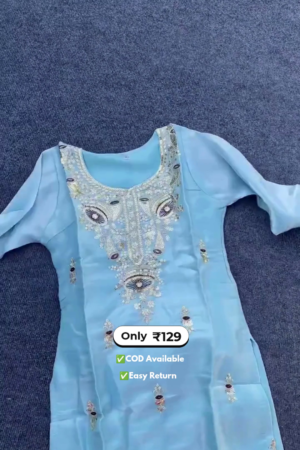 women’s designer net kurta set