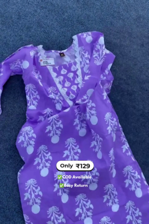 women's light purple designer dress set