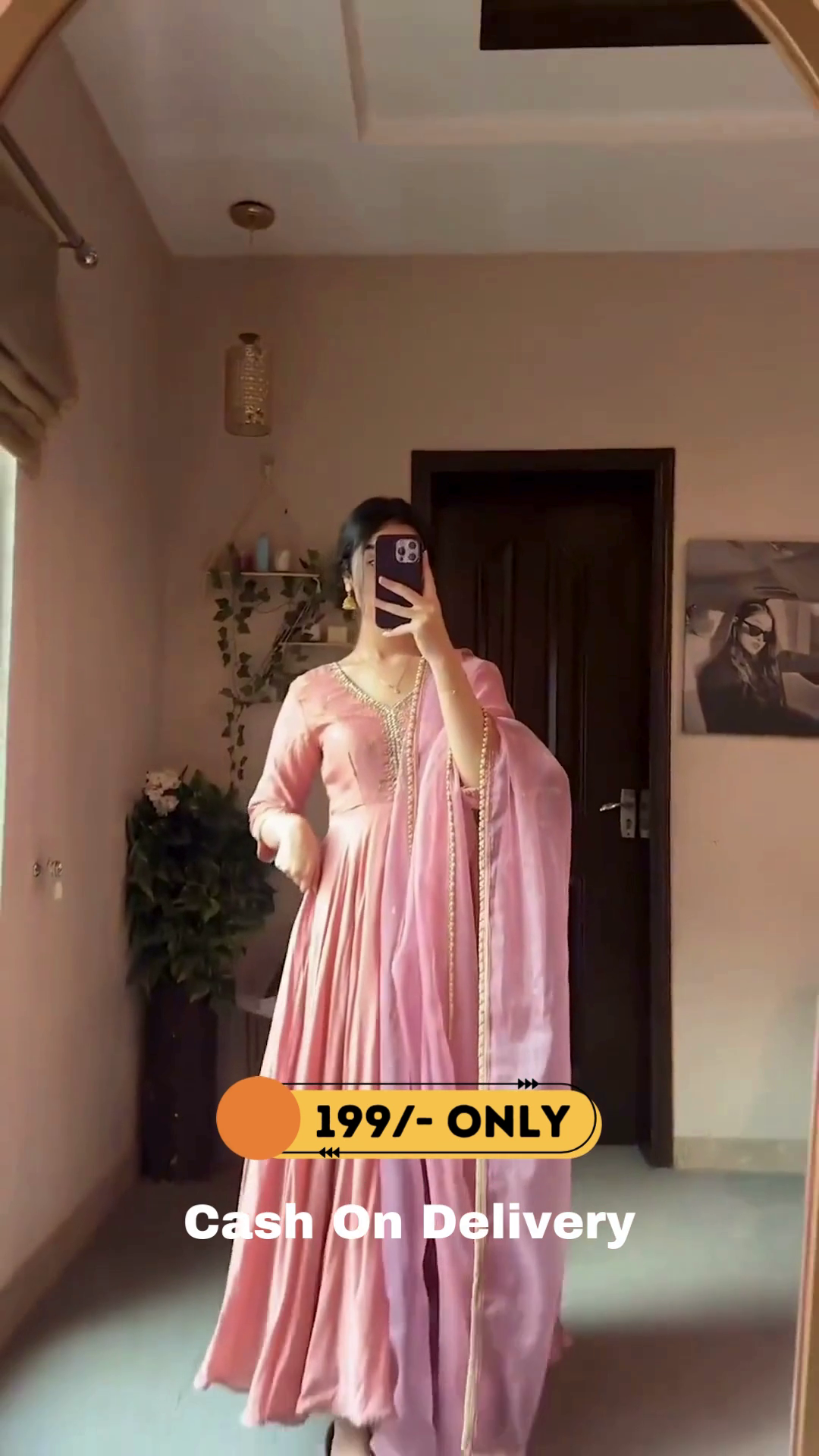 designer party wear peach color exclusive gown designer party wear peach color exclusive gown