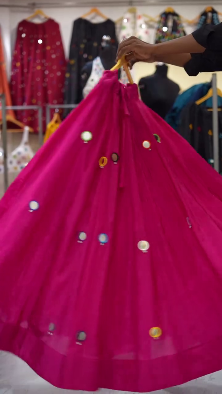Black And Pink Embroidered Thread Work Sleeveless Ready to Wear Lehenga Choli - Image 7