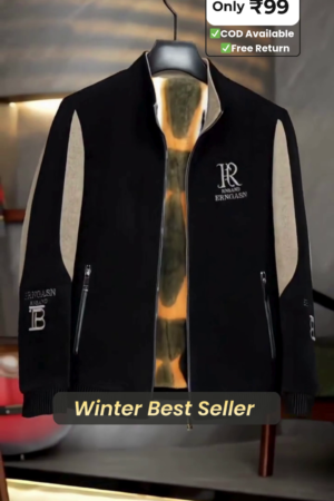 New Minimalist Black Fleece Jacket for Autumn
